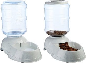 AmazonBasics Gravity Pet Feeder and Water Dispensers review